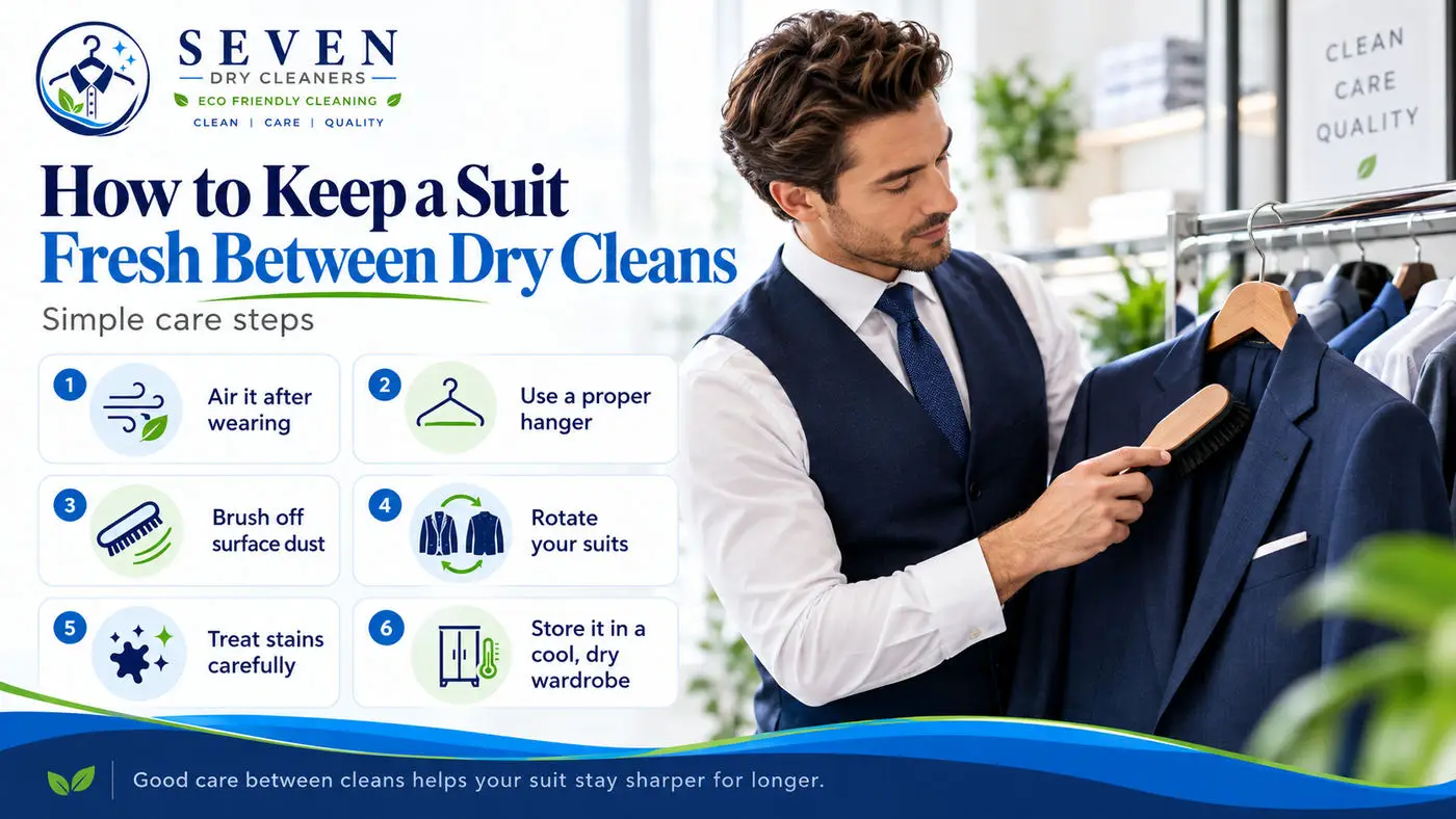 How to keep a suit fresh between professional dry cleans